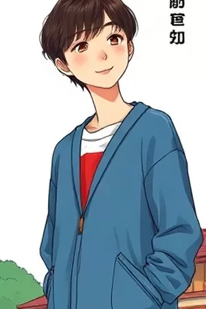 《分镜里的春天》竖版漫画封面，分镜框内盛开的三月花树